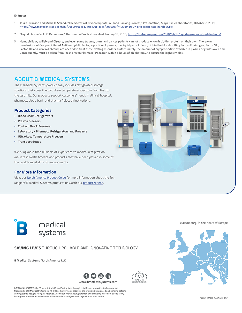 B Medical Application Note